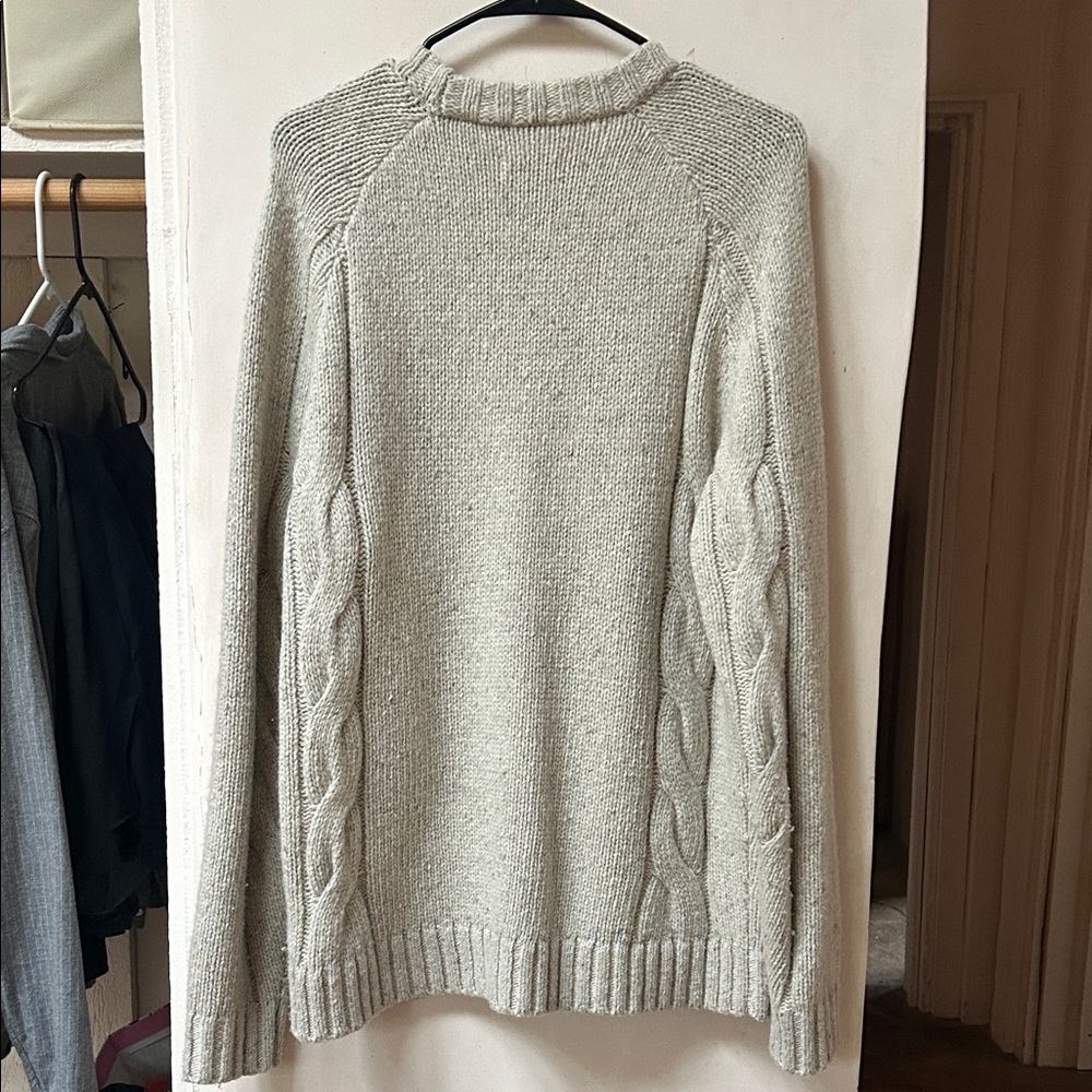 Taylor Stitch Men's Cable Knit Fisherman Sweater - Picture 5 of 5